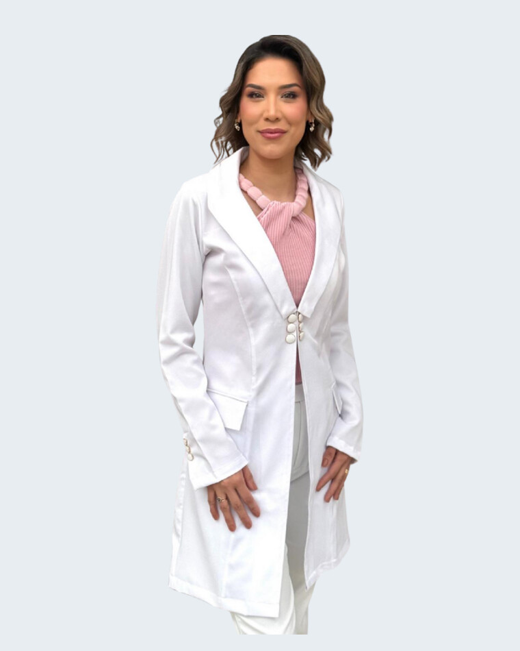 Uniforme médico BATA SERENE Femenino de Nova Scrubs en Blanco