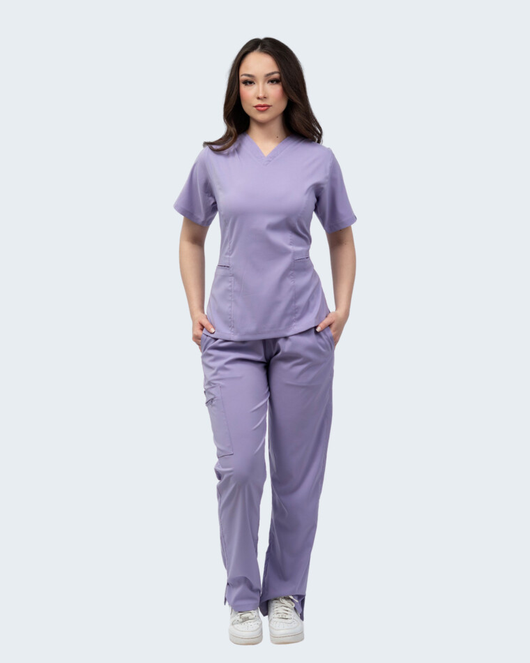 Uniforme médico KATE de Nova Scrubs en Lila